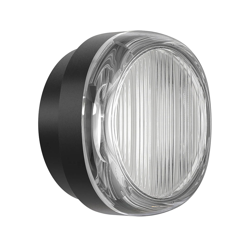 Lasi 12W 240V LED Wall Light Black - HV3619W-BLK