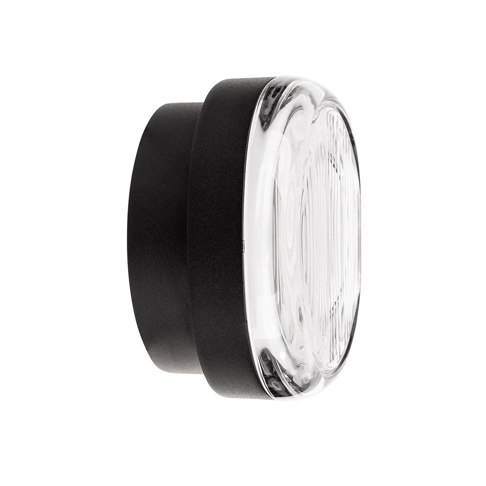 Lasi 12W 240V LED Wall Light Black - HV3619W-BLK