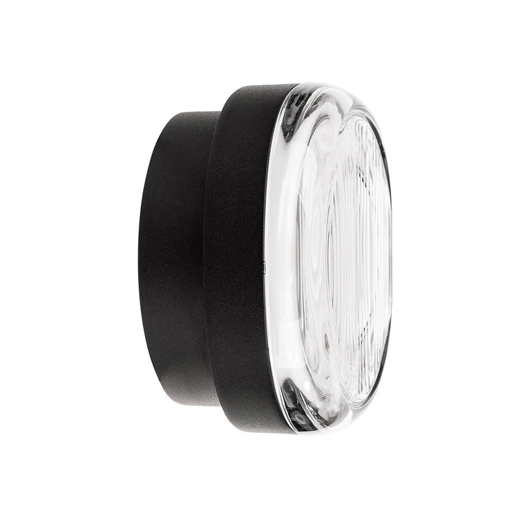 Lasi 12W 240V LED Wall Light Black - HV3619W-BLK