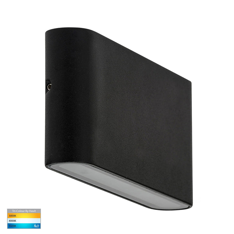 Lisse 6W CCT 12V DC LED Wall Light Black - HV3643T-BLK-12V