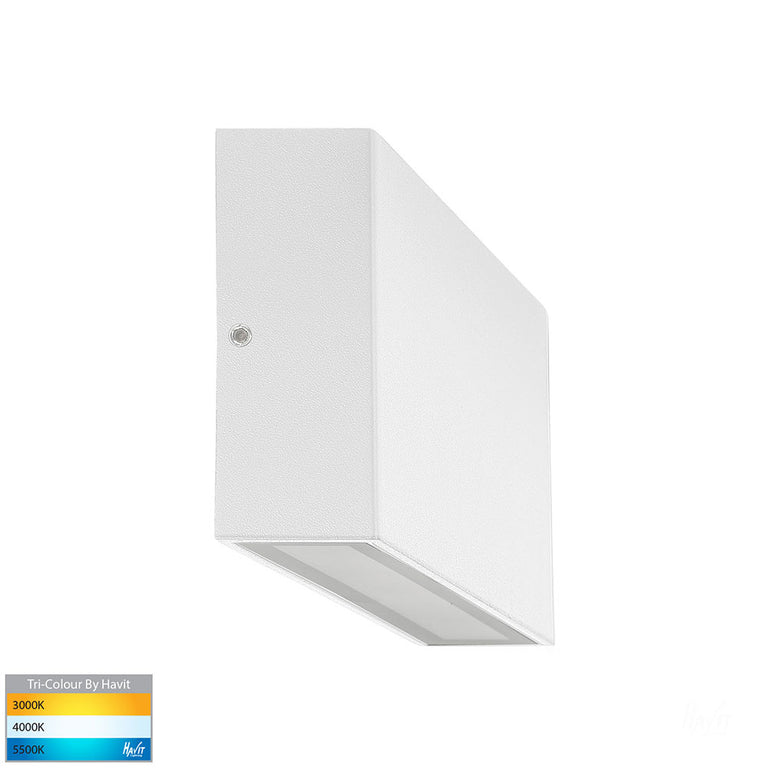 Essil 4W CCT 240V LED Fixed Down Wall Light White - HV3645T-WHT-240V