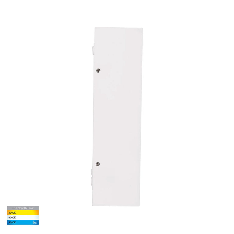 Essil 2 x 3W CCT 240V LED Up & Down Wall Light White - HV3650T-WHT-240V