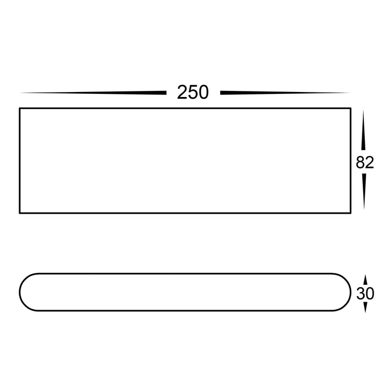 Lisse 12W CCT 240V LED Wall Light White - HV3652T-WHT-240V