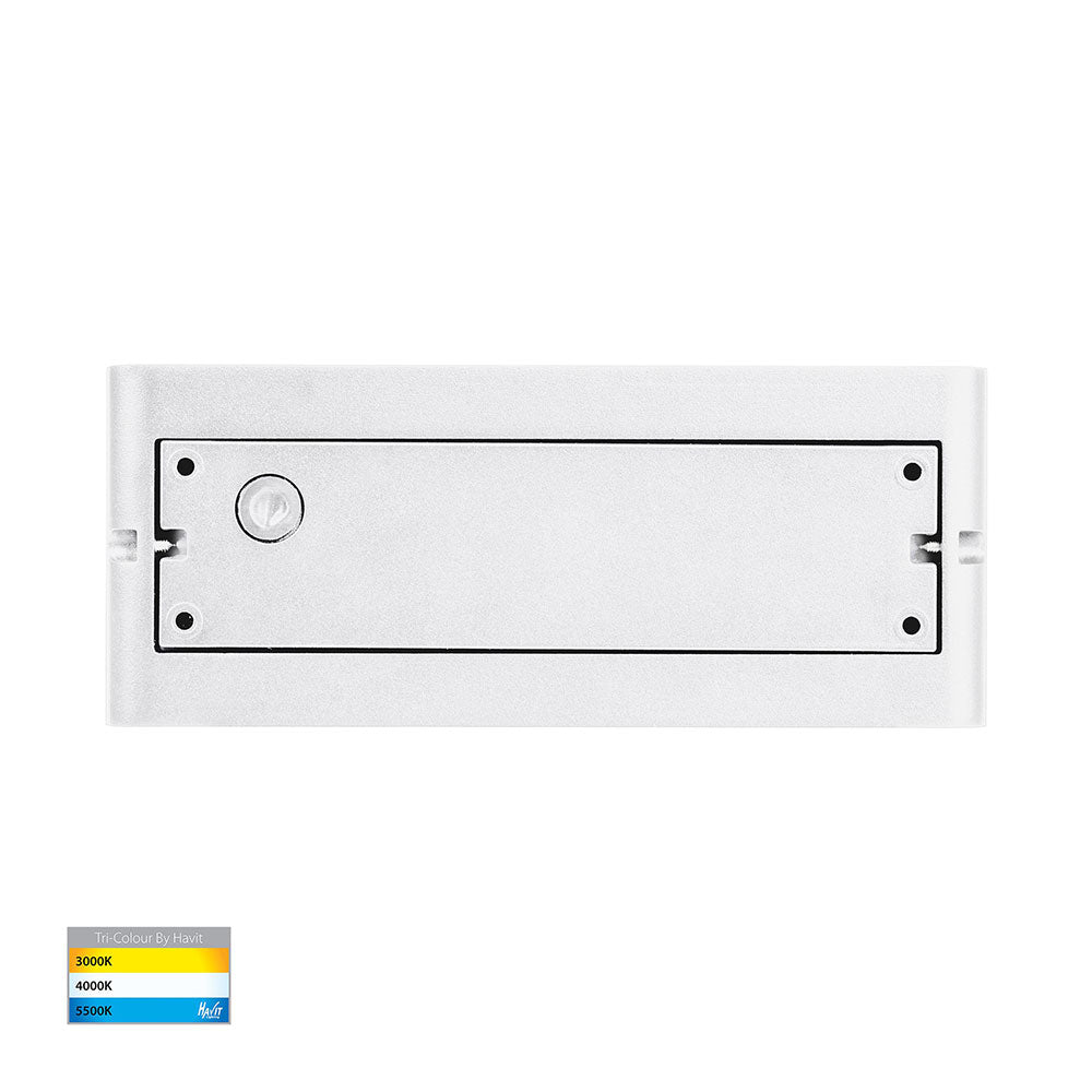 Lisse 2 x 12W CCT 240V Up & Down LED Wall Light White - HV3653T-WHT-240V