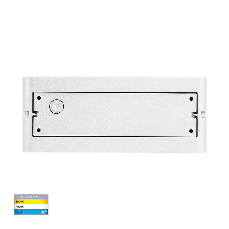 Lisse 2 x 12W CCT 240V Up & Down LED Wall Light White - HV3653T-WHT-240V