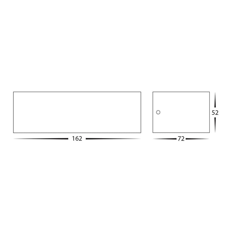 Siena 2 x 4.5W 240V Up & Down LED Wall Light White - HV3655T-WHT