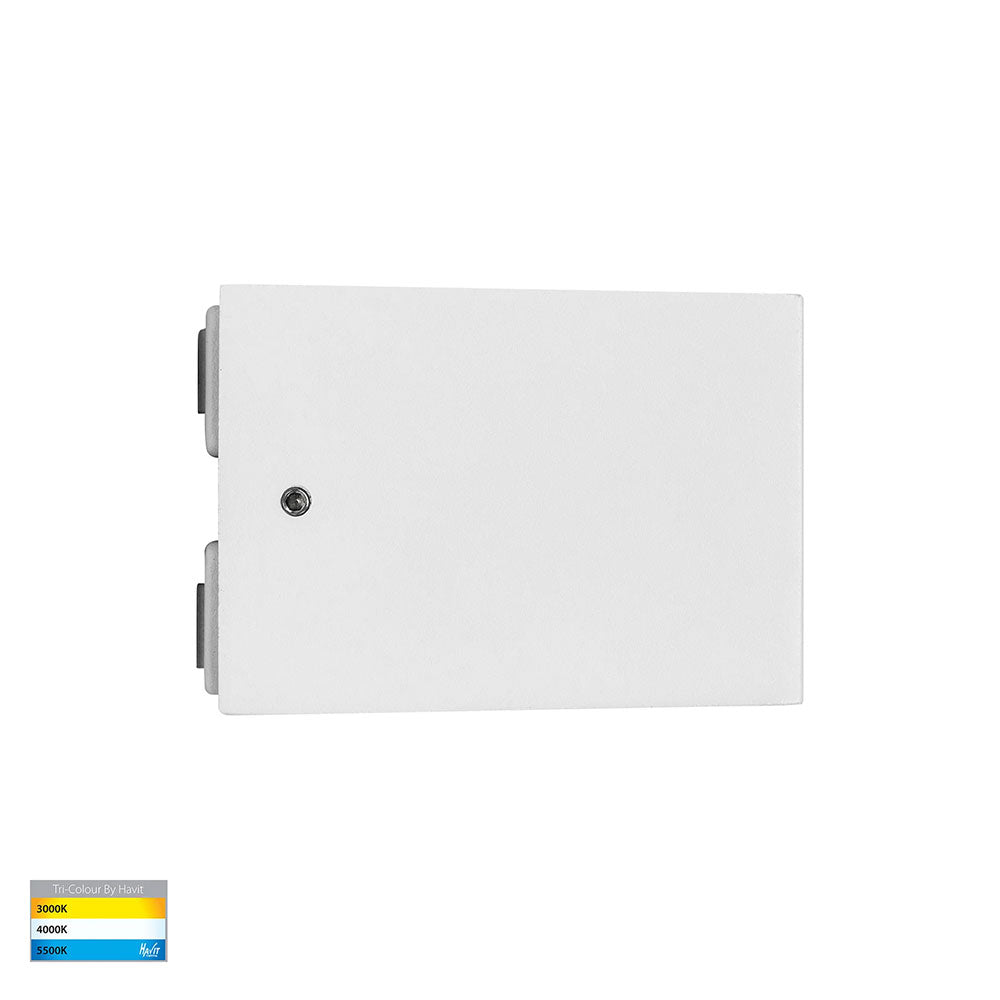 Siena 2 x 4.5W 240V Up & Down LED Wall Light White - HV3655T-WHT