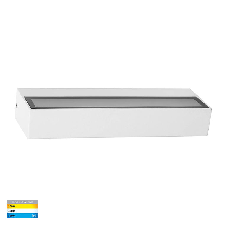 Siena 9W CCT 240V Uplighter LED Wall Light White - HV3656T-WHT