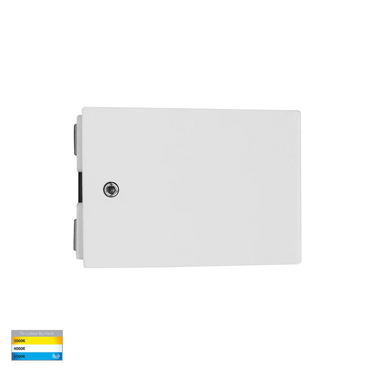 Siena 2 x 6W CCT 240V Up & Down LED Wall Light White - HV3657T-WHT