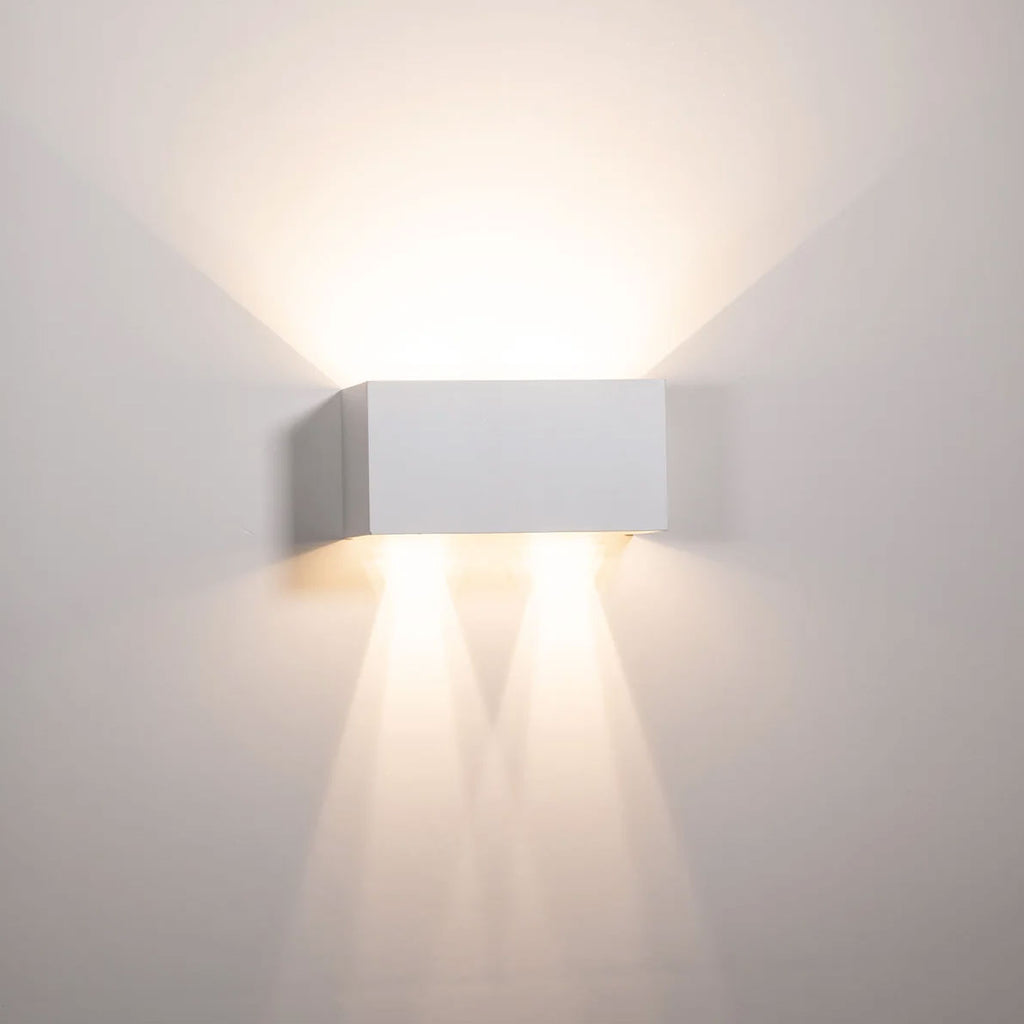 Versa 4 x 3W CCT 240V Up & Down LED Adjustable Wall Light White - HV36582T-WHT-SQ