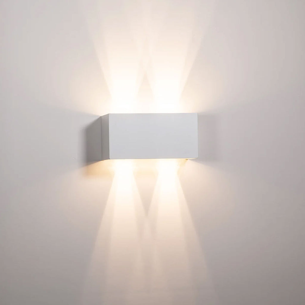 Versa 4 x 3W CCT 240V Up & Down LED Adjustable Wall Light White - HV36582T-WHT-SQ