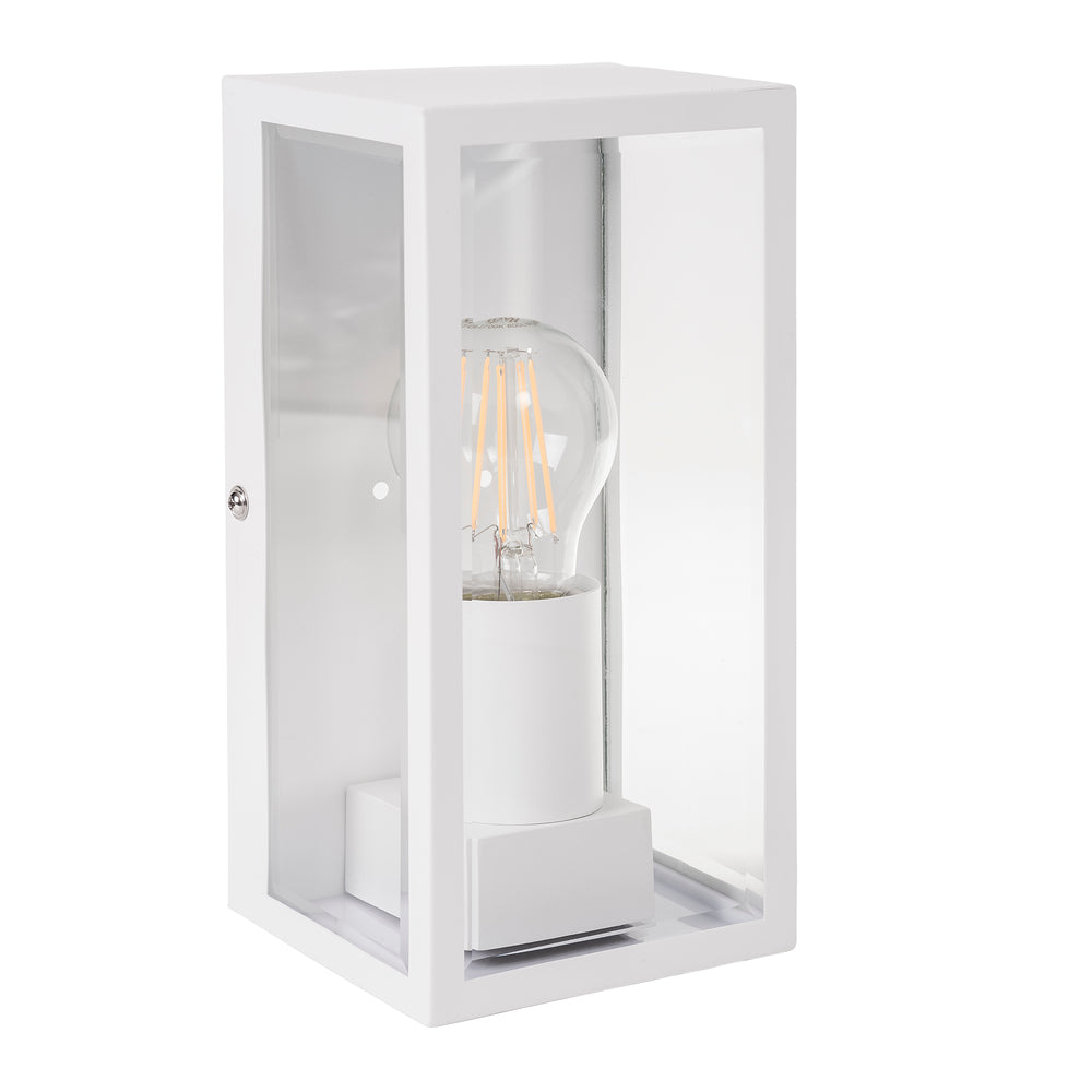 Bayside 8W 240V E27 LED Wall Light White - HV3659W-WHT
