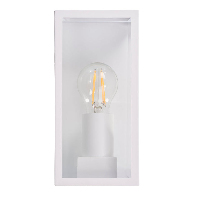 Bayside 8W 240V E27 LED Wall Light White - HV3659W-WHT