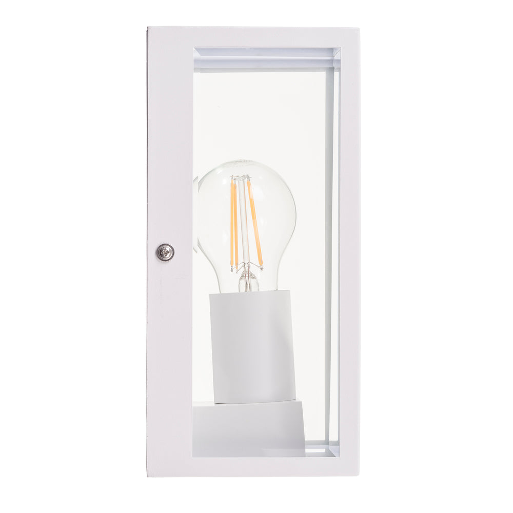 Bayside 8W 240V E27 LED Wall Light White - HV3659W-WHT