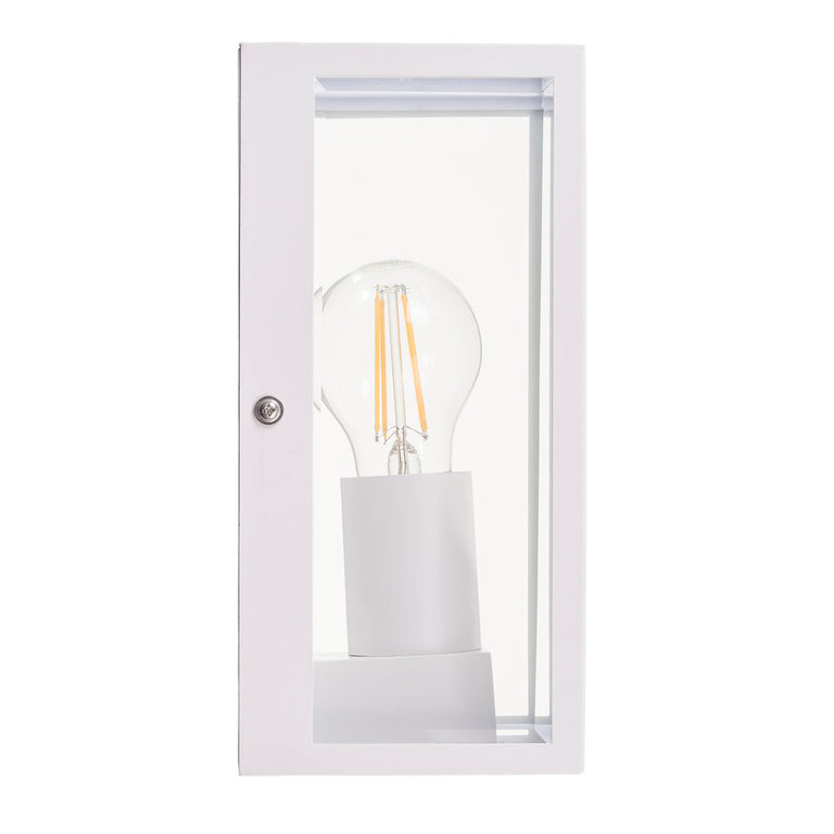 Bayside 8W 240V E27 LED Wall Light White - HV3659W-WHT