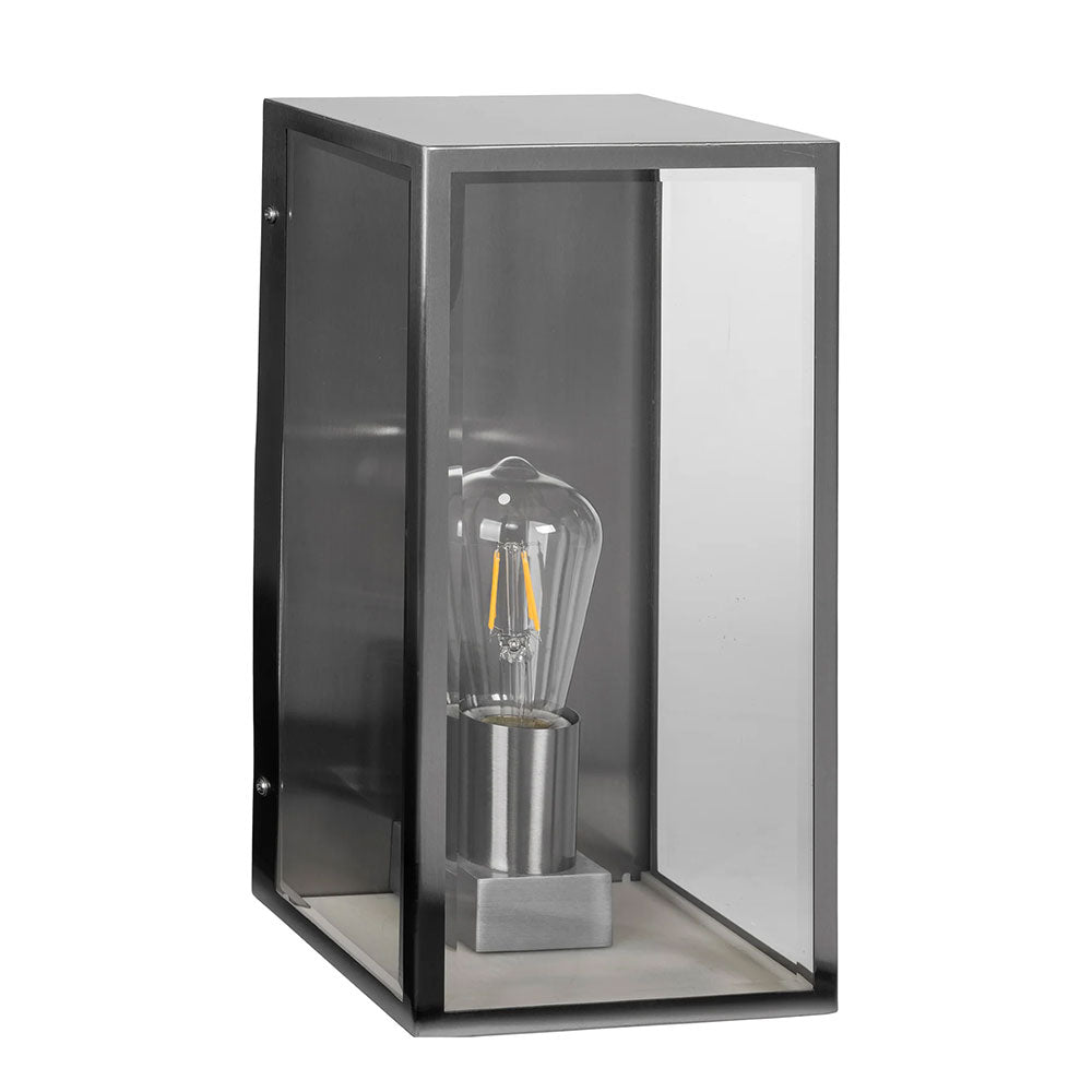Bayside Large 4W 240V E27 LED Wall Light Stainless Steel - HV3659W-L-SS316
