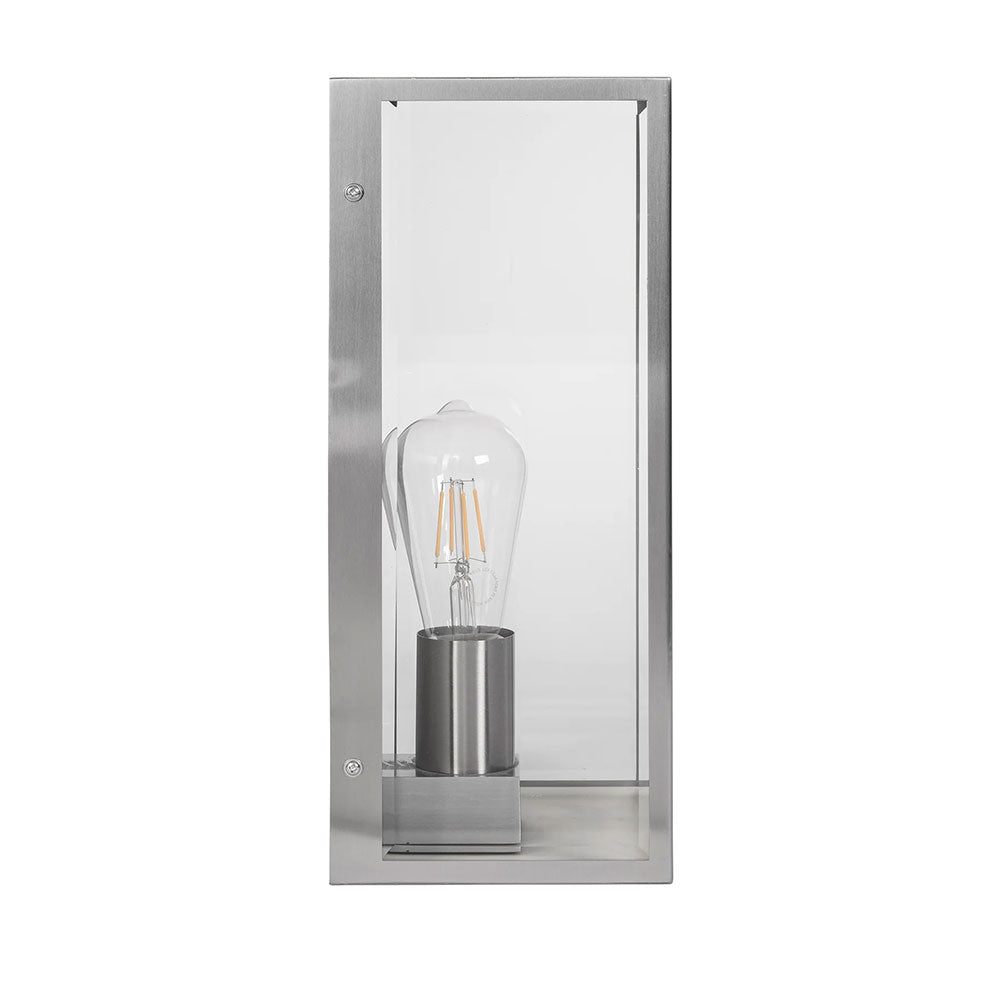 Bayside Large 4W 240V E27 LED Wall Light Stainless Steel - HV3659W-L-SS316