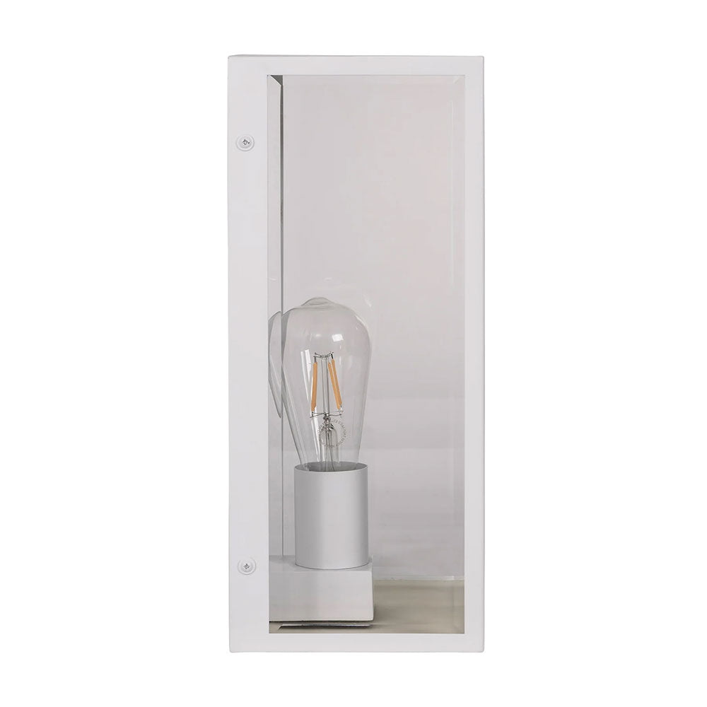 Bayside Large 4W 240V E27 LED Wall Light White - HV3659W-L-WHT