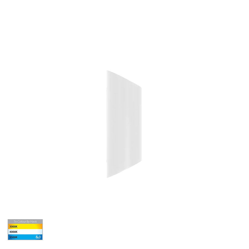 Contec Aluminium Up and Down LED Wall Light White - HV3662T-WHT-240V