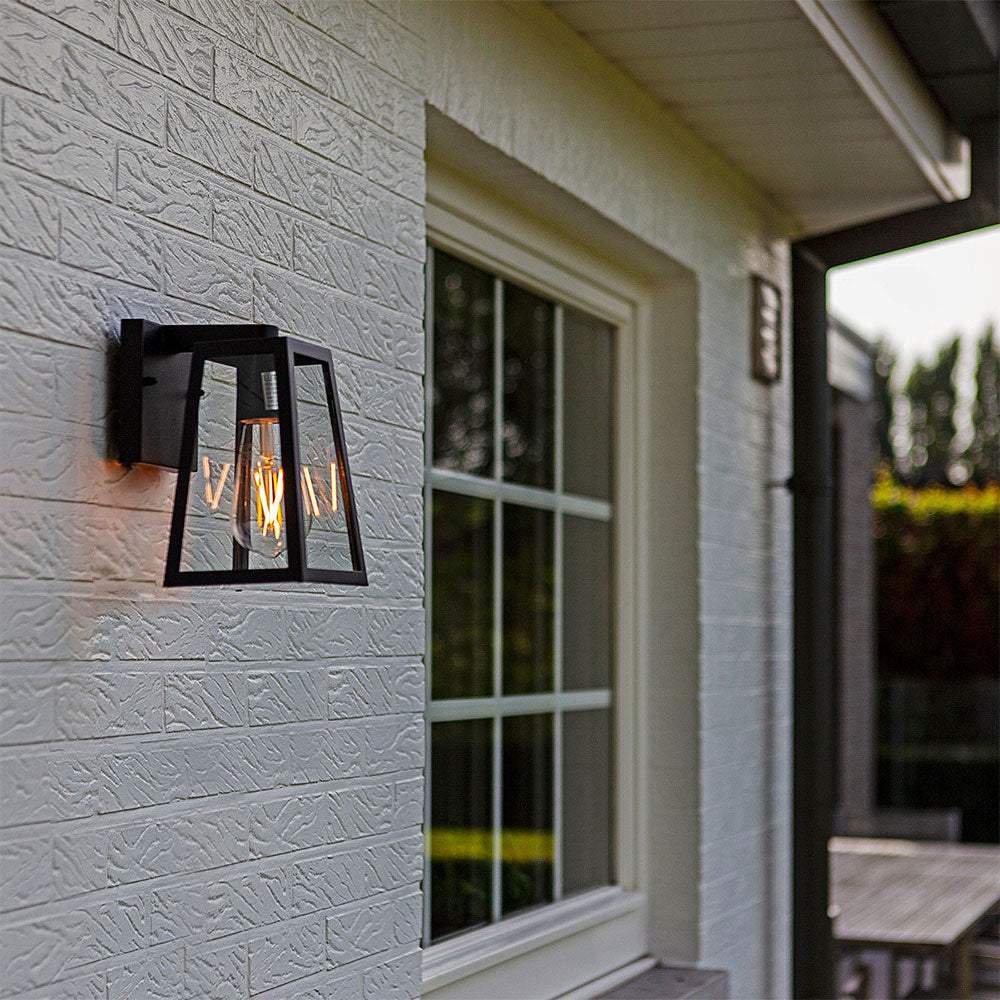 Licht 9W LED Wall Light Black / Warm White - HV3672W-BLK