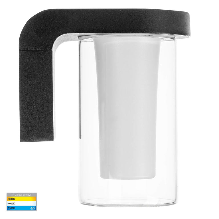 Otaner 10W CCT 240V LED Wall Light Black - HV3691T-BLK-240V