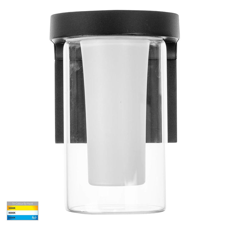 Otaner 10W CCT 240V LED Wall Light Black - HV3691T-BLK-240V