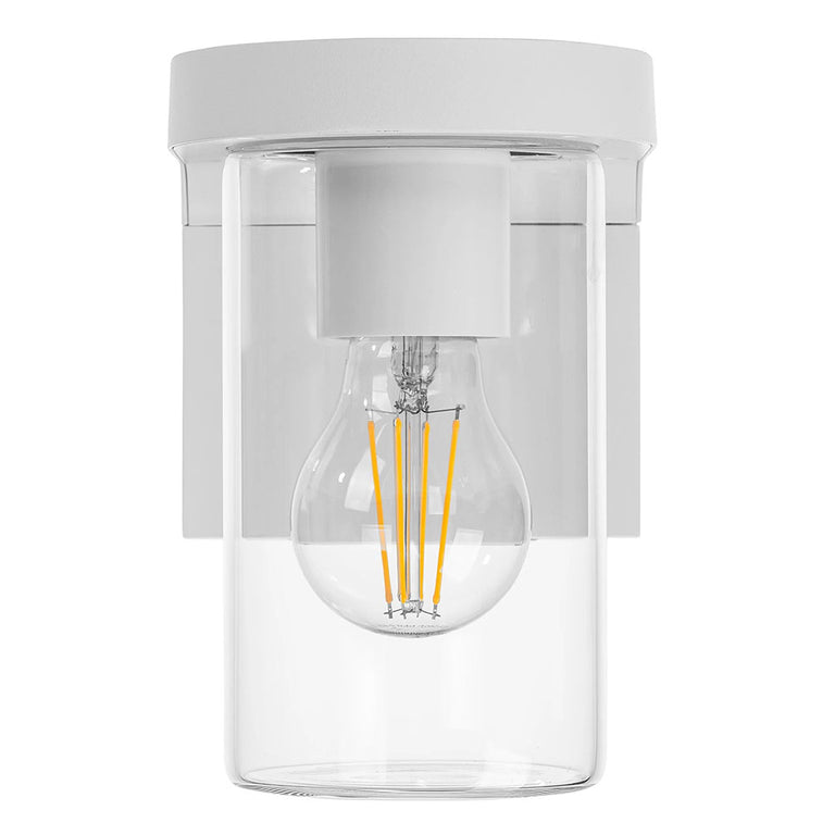 Angela 9W CCT 240V LED Wall Light White / Warm White - HV3692W-WHT
