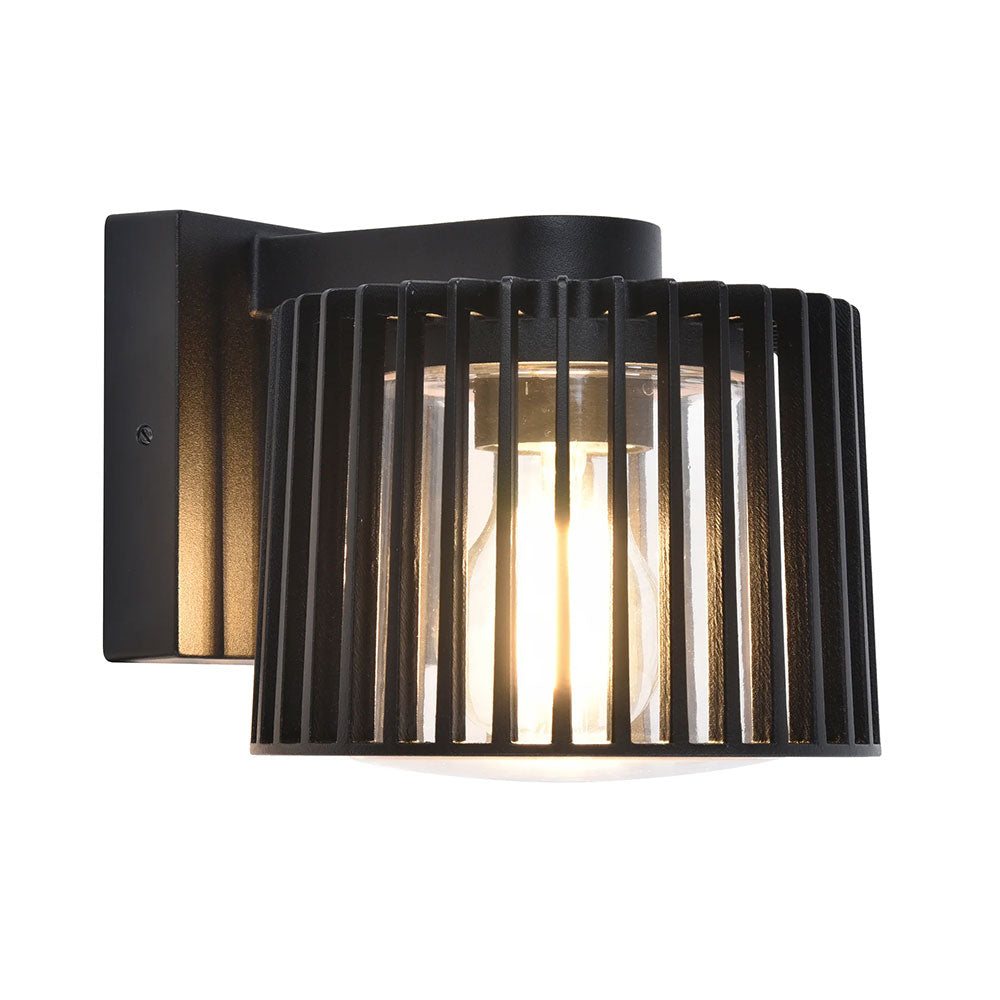 Lumo 9W CCT 240V LED Wall Light Black / Warm White - HV3694W-BLK