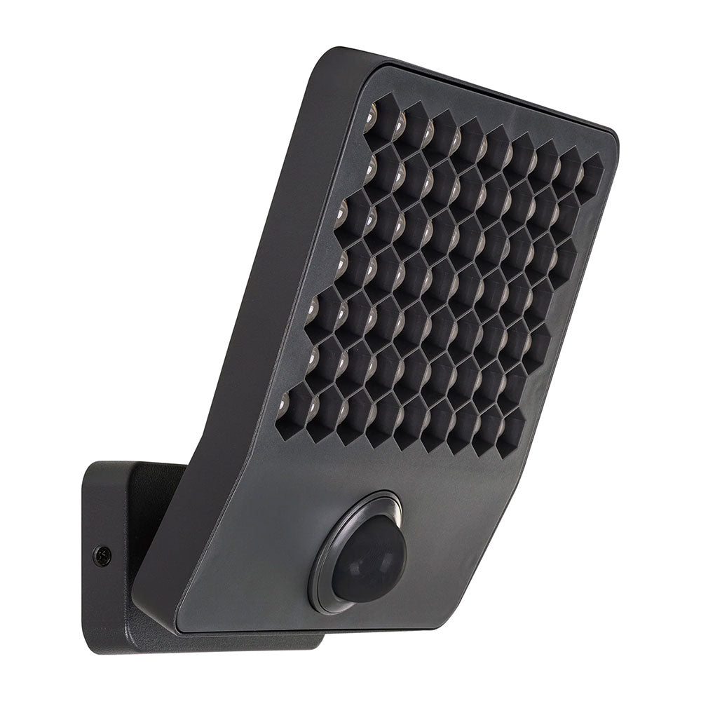 Favo 24W 240V LED Floodlight With Sensor Grey - HV3722N-GRY-PIR