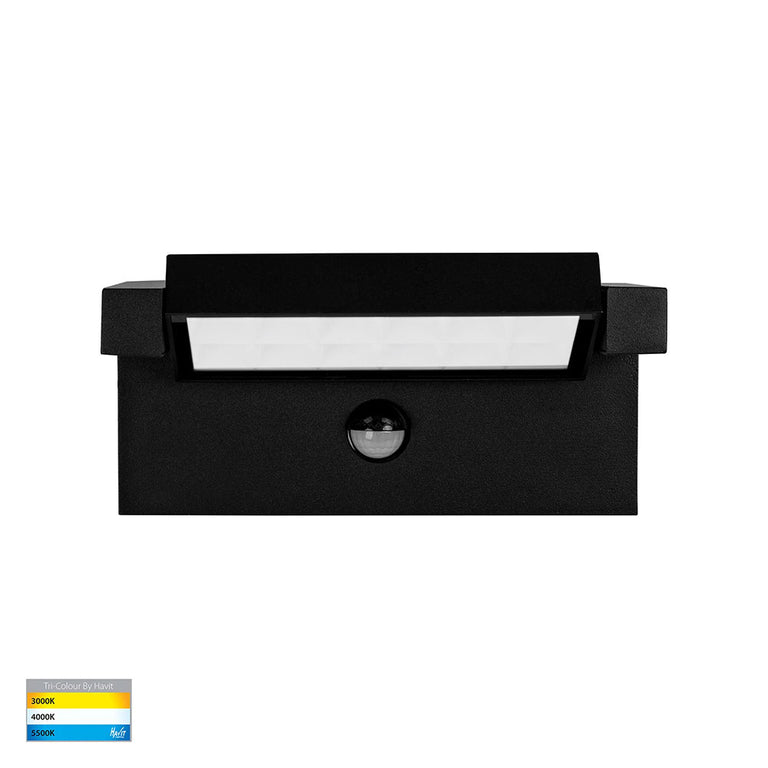 Locu 24W CCT 240V LED Floodlight With Sensor Black - HV3732T-BLK-PIR