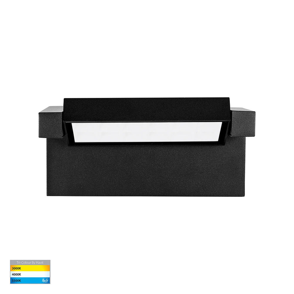 Locu 24W CCT 240V LED Floodlight Black - HV3732T-BLK