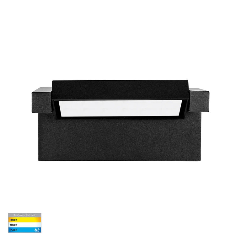 Locu 24W CCT 240V LED Floodlight Black - HV3732T-BLK