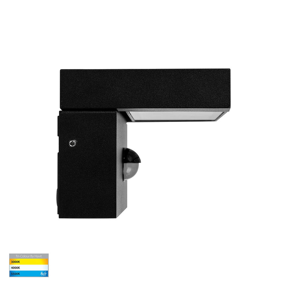 Locu 36W CCT 240V LED Floodlight With Sensor Black - HV3733T-BLK-PIR