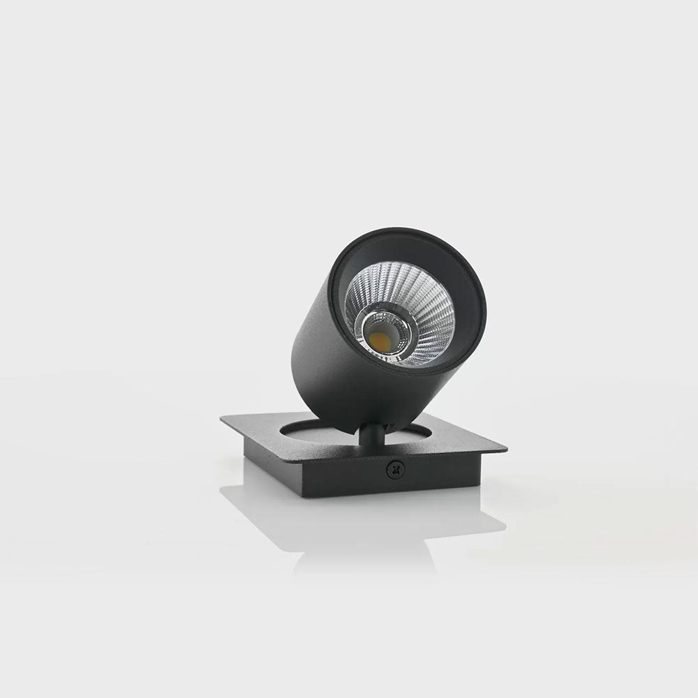 Sbarra Aluminium Single Adjustable Spot Light Black - HV4003T-1-BLK
