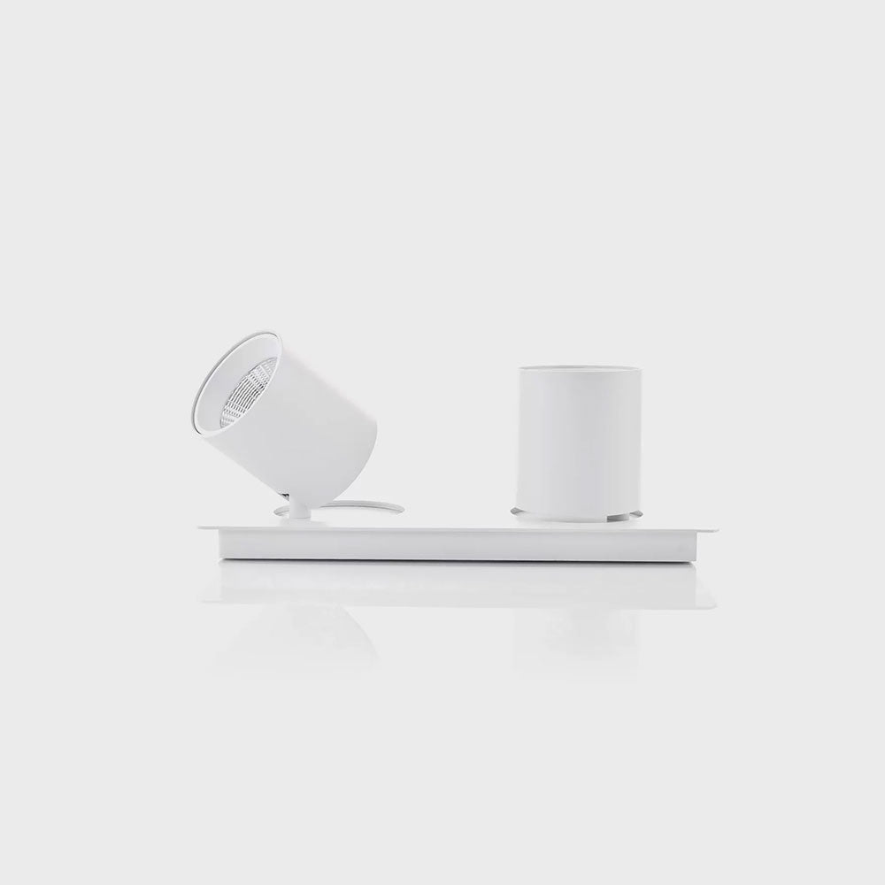 Sbarra Aluminium 2 Light Adjustable Bar Light White - HV4003T-2-WHT