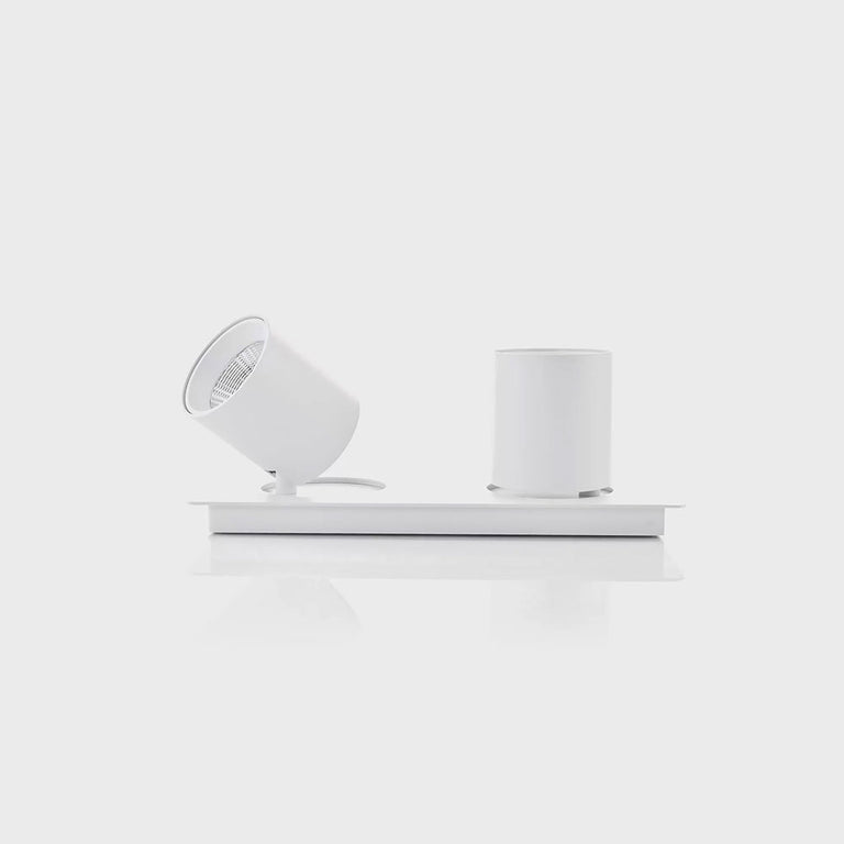 Sbarra Aluminium 2 Light Adjustable Bar Light White - HV4003T-2-WHT