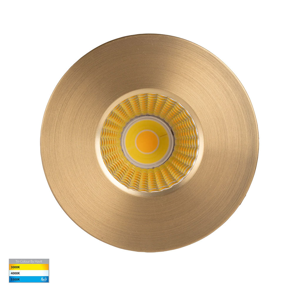 Prime 12W CCT 240V LED Downlight Brass - HV5511T-BR