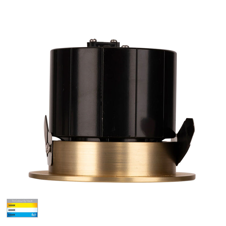 Prime 12W CCT 240V LED Downlight Brass - HV5511T-BR