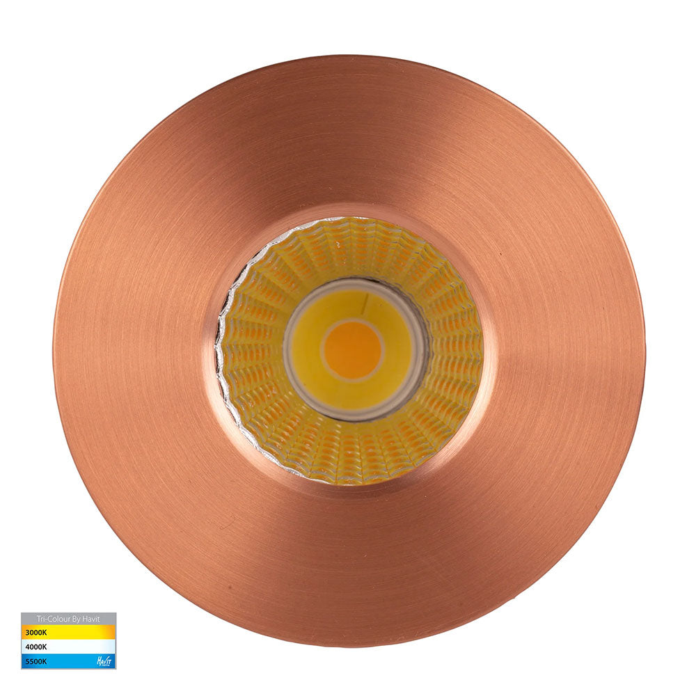 Prime 12W CCT 240V LED Downlight Copper - HV5511T-CP