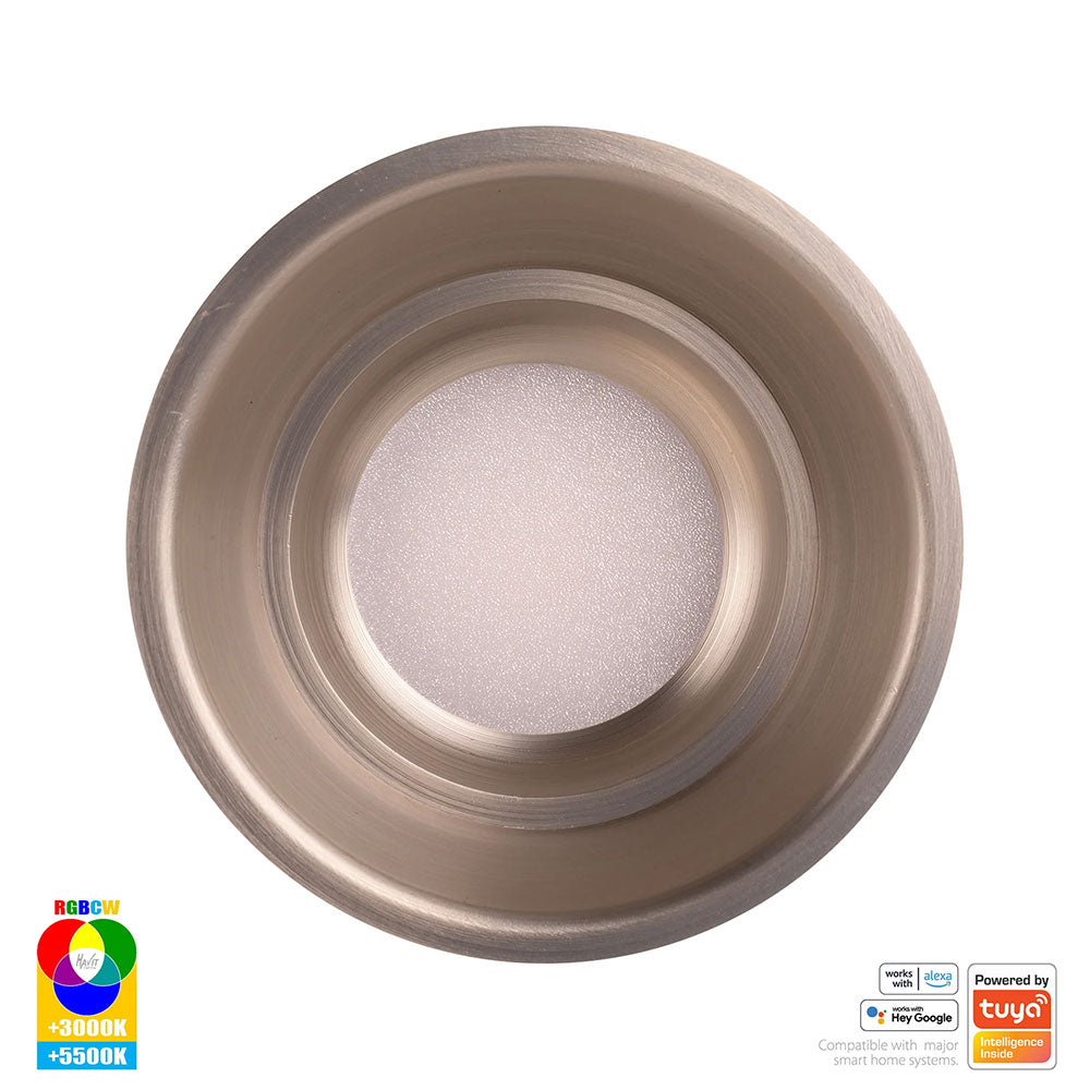 Prime Wi-Fi 12W RGBCW 240V LED Fixed Deep 84mm Downlight Nickel - HV5513RGBCW-NK