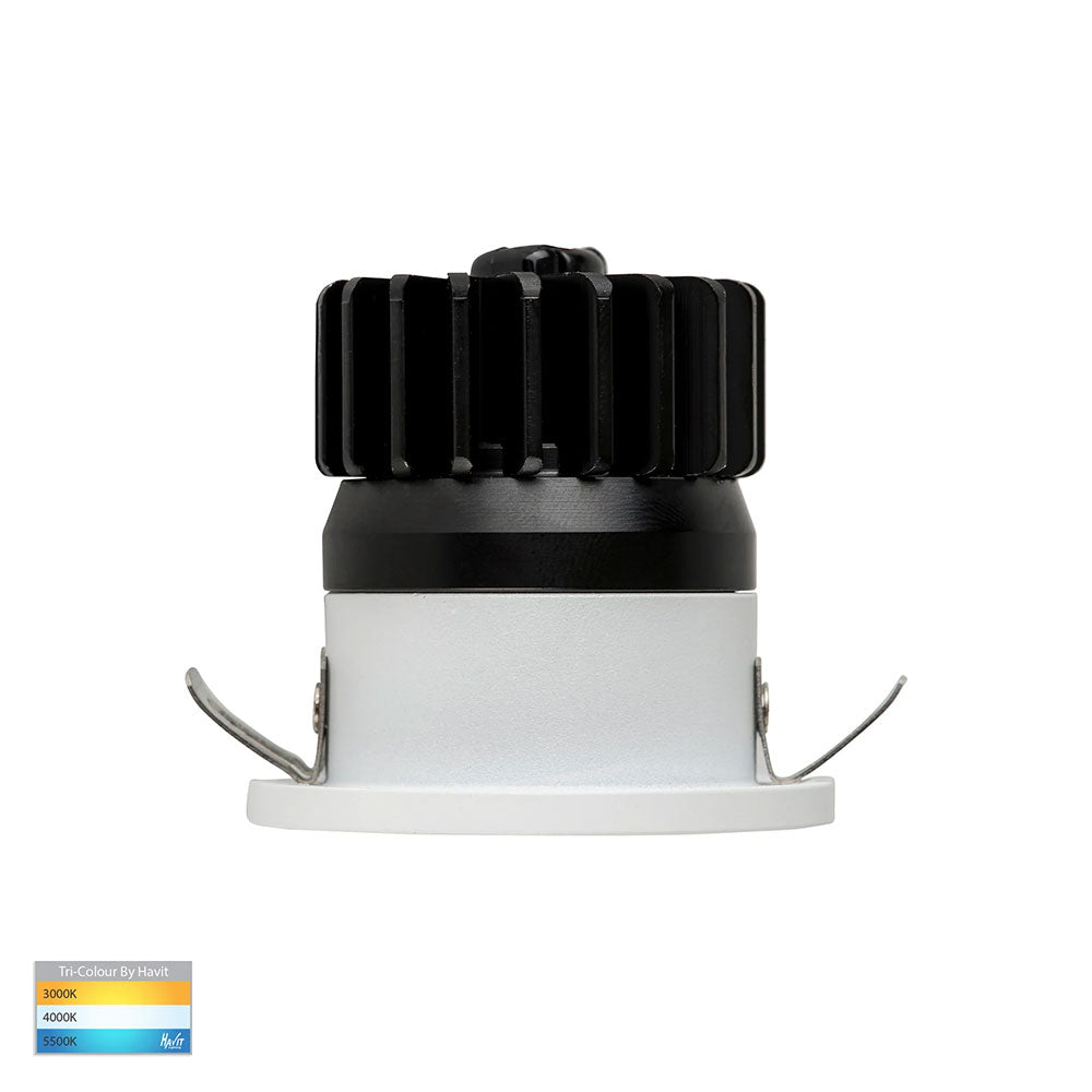 Niche 3W CCT 240V LED 46mm Round Downlight White - HV5702T-WHT