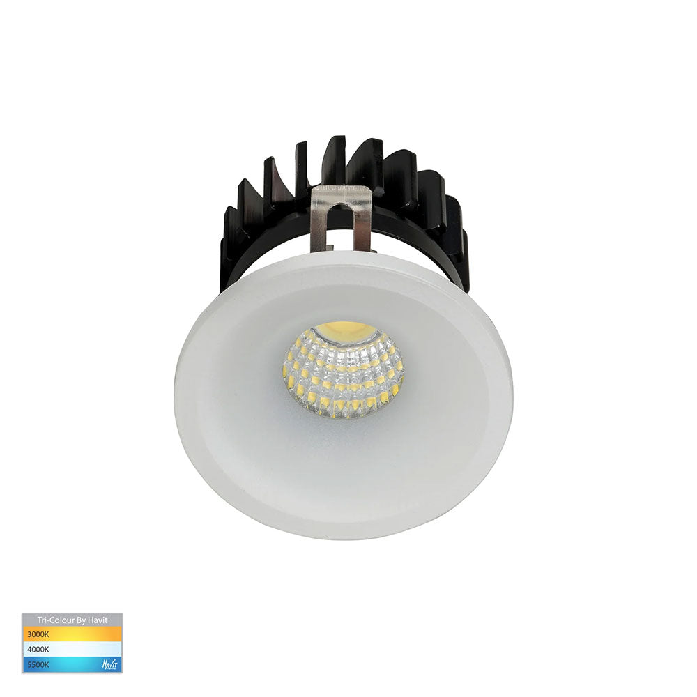 Niche 3W CCT 240V LED 46mm Round Downlight White - HV5702T-WHT