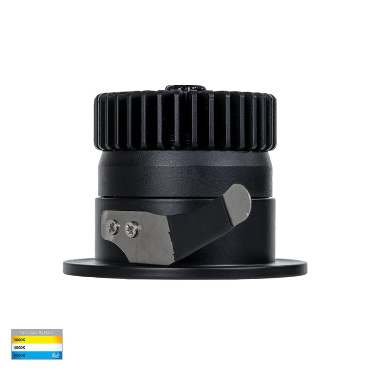 Niche 6W CCT 240V LED 65mm Round Downlight Black - HV5703T-BLK