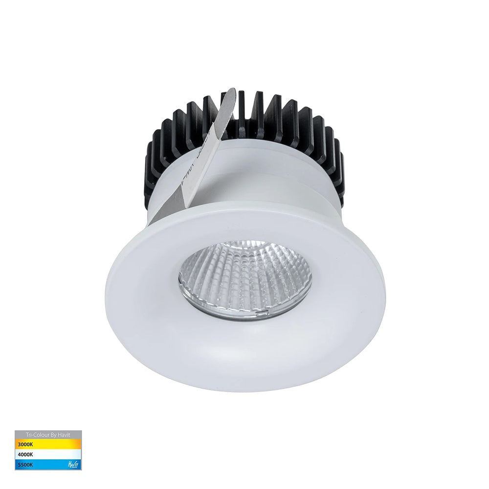 Niche 6W CCT 240V LED 65mm Round Downlight White - HV5703T-WHT