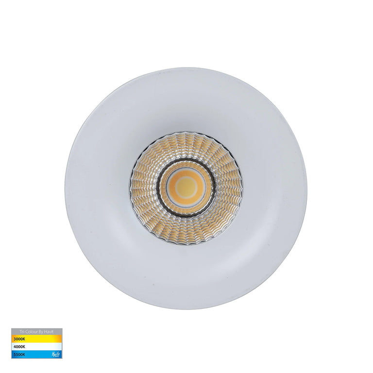 Niche 6W CCT 240V LED 65mm Round Downlight White - HV5703T-WHT