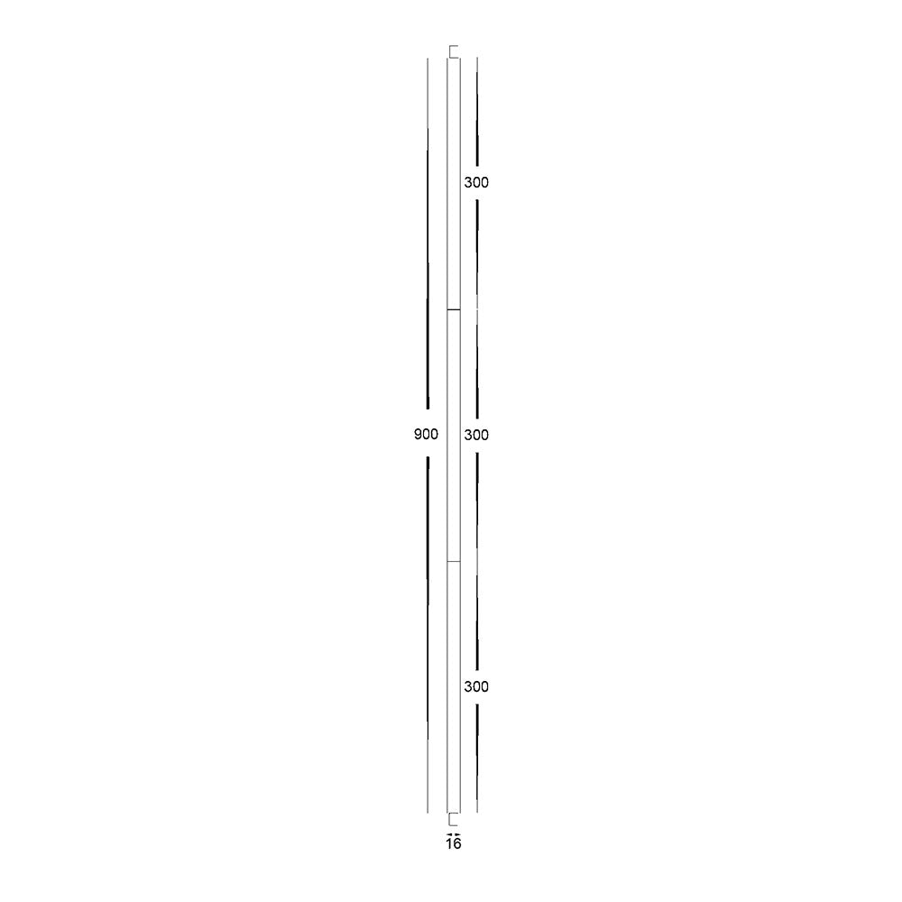 Rod To Suit Nella Pendant Black - HV580X-BLK-ROD