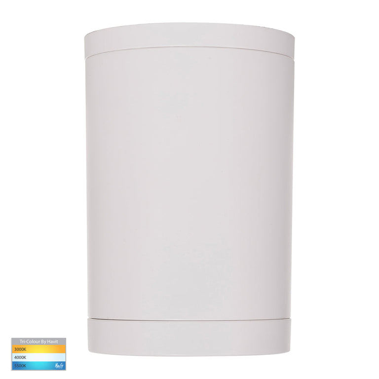 Lexan 9in1 CCT 240V GU10 LED Surface Mounted Downlight White Large - HV5832T-WHT