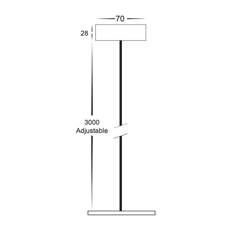 Pendant Accessory 3 Meter Black - HV5842-BLK-PDT