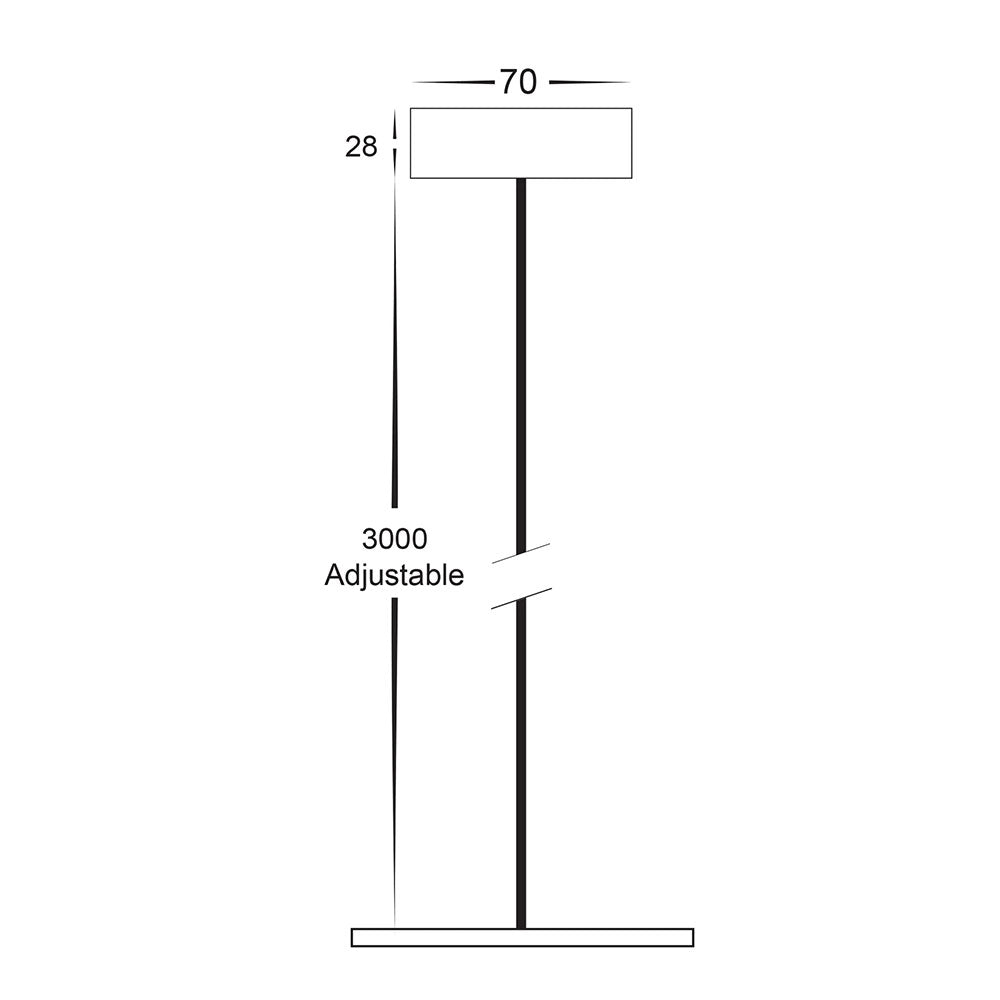 Pendant Accessory 3 Meter Black - HV5843-BLK-PDT