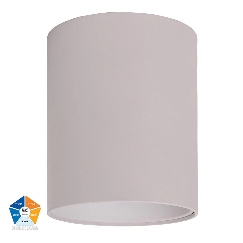 Nella 24W Quinto 12V DC LED Surface Mounted Downlight White - HV5844S-WHT-12V